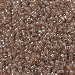 MIYUKIデリカビーズ  シリンダー  日本製シードビーズ  11/0  （db0102)ピーチトパーズゴールド光沢  1.3x1.6mm  穴：0.8mm  約2000PCS /ボトル  10 G /ボトル&nbsp;SEED-JP0008-DB0102