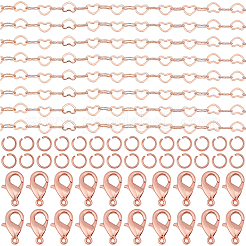 5M Brass Heart Link Chains&nbsp;FIND-BM0001-74