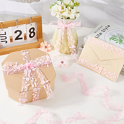20 Yards Polyester Musical Note Lace Trim Ribbon&nbsp;OCOR-GF0004-44D