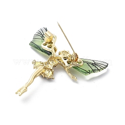 Angel Alloy Crystal Rhinestone Brooch&nbsp;JEWB-C037-08G