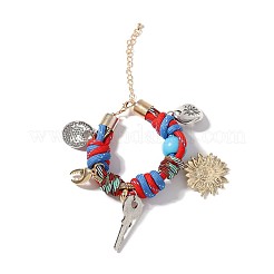 Bohemian Style Alloy Charm Bracelets&nbsp;FS-WG9F5EE-01