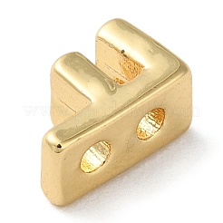 Rack Plating Brass Slide Charms&nbsp;KK-M254-15G-F
