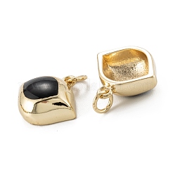 Brass Enamel Pendants&nbsp;KK-P204-08G