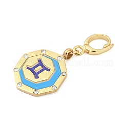 304 Stainless Steel Enamel Pendant Decoration&nbsp;STAS-S168-01G-03