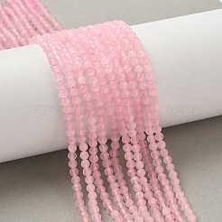Natural Rose Quartz Beads Strands&nbsp;G-A129-3mm-10