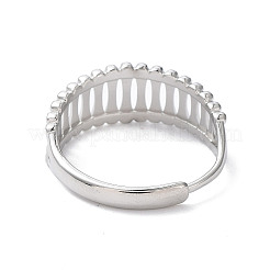 Non-Tarnish 304 Stainless Steel Hollow Adjustable Rings&nbsp;RJEW-D006-27P