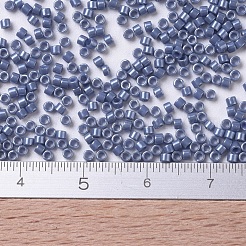 MIYUKIデリカビーズ小  シリンダー  日本製シードビーズ  15/0  （dbs0267)不透明ブルーベリー光沢  1.1x1.3mm  穴：0.7mm  約175000個/袋  50 G /袋&nbsp;SEED-X0054-DBS0267