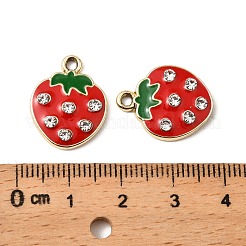 UV Plating Alloy Enamel Pendants&nbsp;FIND-A054-10C-G