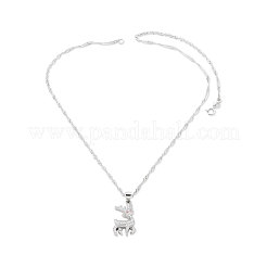 925 Sterling Silver Pendant Necklace&nbsp;JN51A