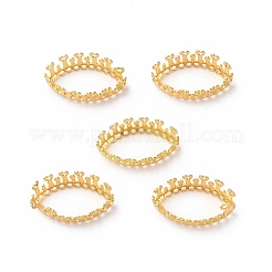 Brass Sew on Prong Settings&nbsp;KK-G461-06D-G
