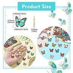 60Pcs 12 Colors Alloy Enamel Pendants&nbsp;FIND-CJ0011-13