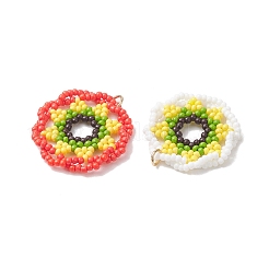 Glass Seed Bead Pendants&nbsp;PALLOY-MZ01320