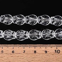 Baking Paint Transparent Glass Beads Strands&nbsp;DGLA-N017-02K