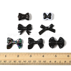 70 個 7 スタイル不透明なアクリル ビーズ  蝶結び  ミックスカラー  16.5~24x20.5~34.5x6.5~11mm  穴：1.8~2.5mm  10個/スタイル&nbsp;MACR-FS0002-12