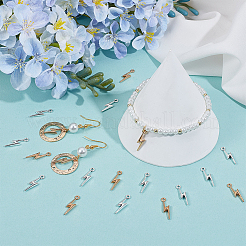 4sets 2 Colors Alloy Lightning Bolt Pendants&nbsp;FIND-SC0017-55