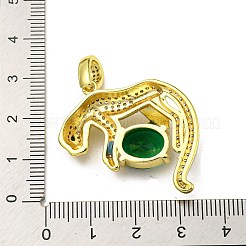 Real 18K Gold Plated Brass Pendants&nbsp;KK-L209-025G