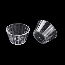 Mini Plastic Simulated Egg Tart Cup&nbsp;DJEW-C005-02A