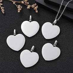 Tarnish Resistant 304 Stainless Steel Mirror Polished Finish Stamping Blank Tag Pendants&nbsp;STAS-P055-04P