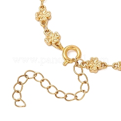 304 Stainless Steel Clover Link Chains Bracelets for Women&nbsp;BJEW-JB13431