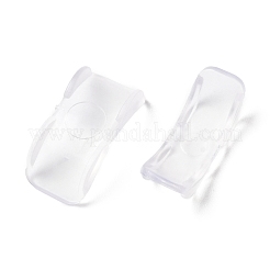8個8サイズプラスチックインビジブルリングサイズアジャスター  透明  1.8~2x0.4~1.2x0.3~0.4cm&nbsp;TOOL-K011-01