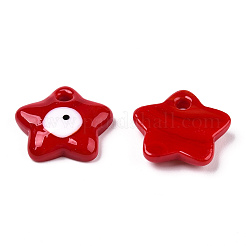 Handmade Evil Eye Lampwork Pendants&nbsp;LAMP-TAC0011-02F