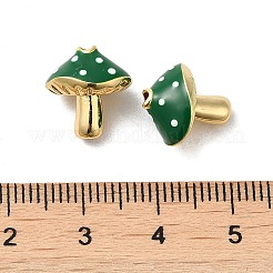 Rack Plating Brass Enamel Beads&nbsp;KK-Q795-05G