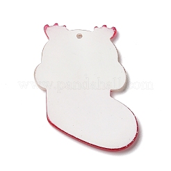 Christmas Translucent Resin Pendants&nbsp;RESI-K019-09B