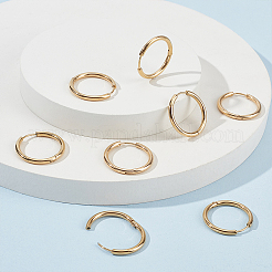 8 Pairs Ion Plating(IP) 304 Stainless Steel Huggie Hoop Earrings&nbsp;EJEW-UN0002-39