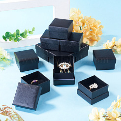 Shell Textured Paper Jewelry Ring Storage Gift Boxes&nbsp;CON-TAC0014-15E