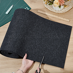フェルト不織布  DIYクラフト  ブラック  3500x400x3mm&nbsp;DIY-WH0591-478B-03
