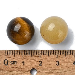 Natural & Synthetic Mixed Gemstone Round Ball Beads&nbsp;G-P519-02