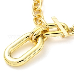 2Pcs 2 Styles Golden Aluminum Pendant Necklaces Set&nbsp;NJEW-P289-02B-G