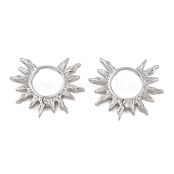 Brass Hoop Earrings&nbsp;EJEW-P334-01P