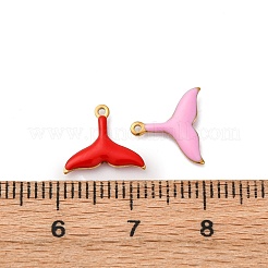 304 Stainless Steel Enamel Charms&nbsp;STAS-Q363-14A-G