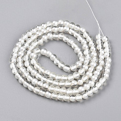Baking Paint Transparent Glass Beads Strands&nbsp;DGLA-N011-6mm-01