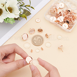 104Pcs DIY 304 Stainless Steel Stud Earring Making Kits&nbsp;DIY-UN0002-50RG