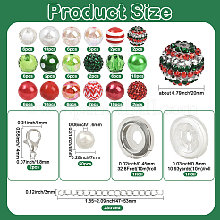 Christmas DIY Bracelet Making Kits&nbsp;DIY-SP0005-63