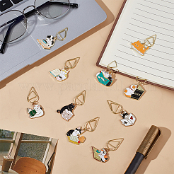 10Pcs Metal Paper Clips&nbsp;AJEW-OC00029