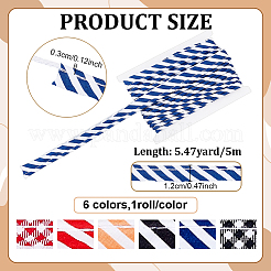 30M 6 Colors Printed Polyester Piping Cord&nbsp;OCOR-PH0036-40