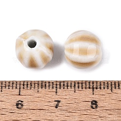 Vintage Porcelain Corrugated Beads&nbsp;PORC-N013-11T