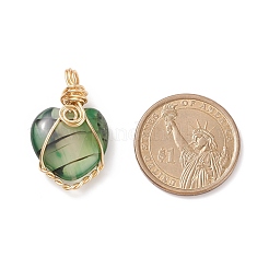 Natural Agate Pendants&nbsp;PALLOY-JF01868