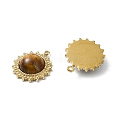 Natural Tiger Eye Pendants&nbsp;STAS-L080-009G-06