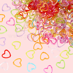 300Pcs Transparent Acrylic Bead Frames&nbsp;TACR-SP0001-31