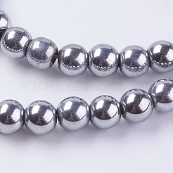 Magnetic Synthetic Hematite Beads Strands&nbsp;X-G-H1097-1