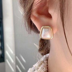 Alloy & Plastic Pearl Stud Earrings for Women&nbsp;WGF814D-01