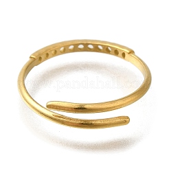 Ion Plating(IP) 304 Stainless Steel Adjustable Ring Components&nbsp;RJEW-U017-17G
