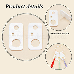 30Pcs 3 Style Acrylic Thread Winding Boards&nbsp;FIND-PH0010-06B