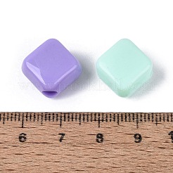 不透明なプラスチックビーズ  菱形  多面カット  ミックスカラー  14.5x16x9mm  穴：3.8mm  約413個/500g&nbsp;KY-N025-19