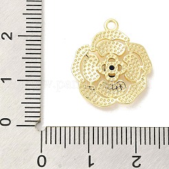 Brass Glass Pendants&nbsp;KK-Z073-15G-04