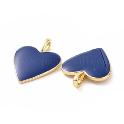 Brass Enamel Pendants&nbsp;KK-P204-14G-D